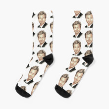 Dress Socks The Mentalist played by Simon Baker Novelty Fancy Crazy Pattern Crew Casual for Men Women