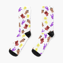 FNAF Themed Dress Socks - Unisex Colorful Novelty Crew Socks with 3D Print Pattern for Men & Women
