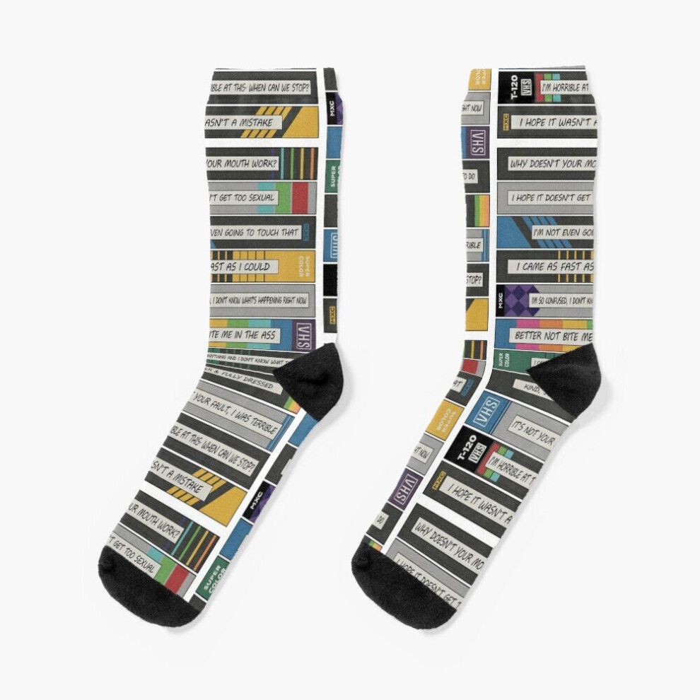 Dress Socks Brooklyn Nine Nine - Titles Of Your Sex Tapes Novelty Fancy  Crazy Pattern Crew Casual for Men Women on OnBuy