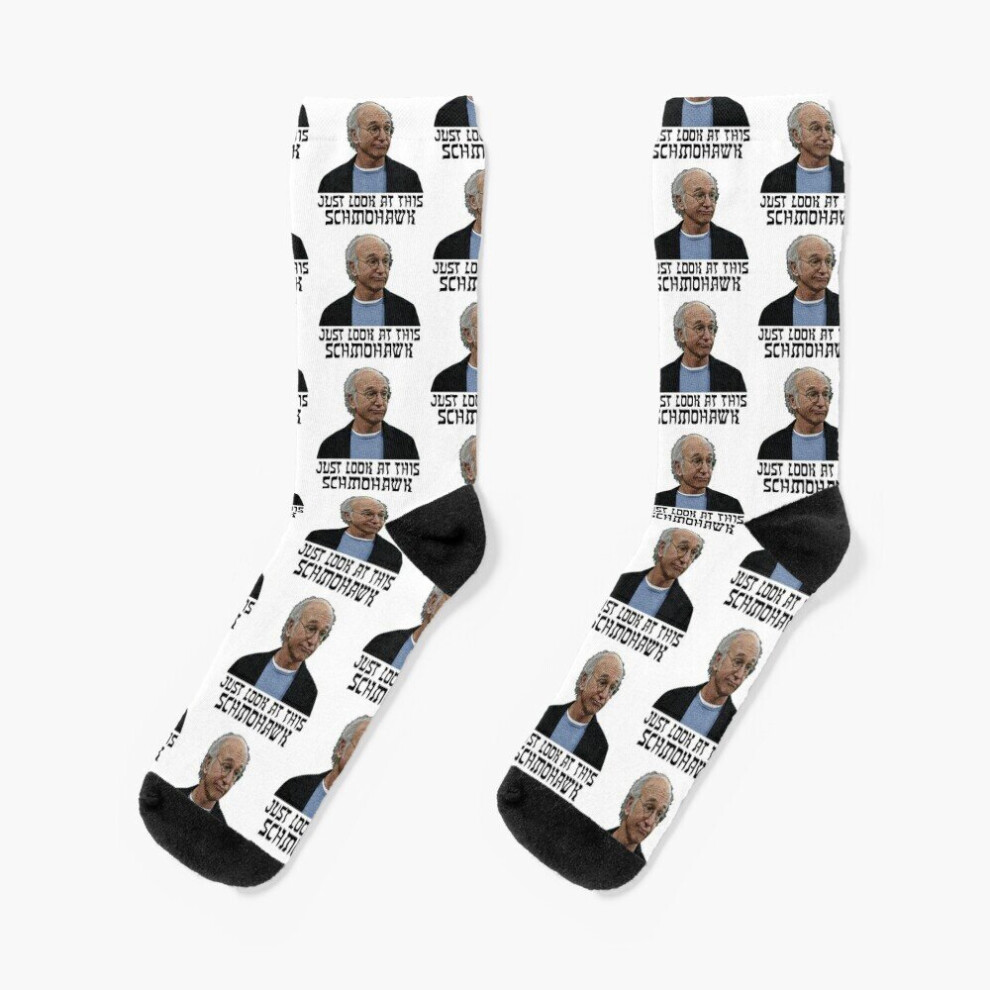 Dress Socks Schmohawk - Curb Your Enthusiasm Novelty Fancy Crazy Pattern Crew Casual for Men Women