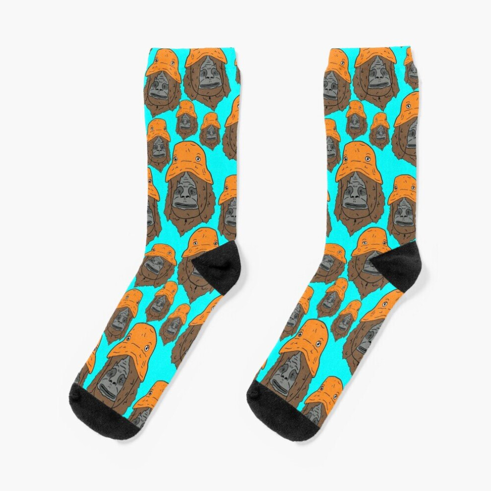 Dress Socks Sassy the Sasquatch Novelty Fancy Crazy Pattern Crew Casual for Men Women