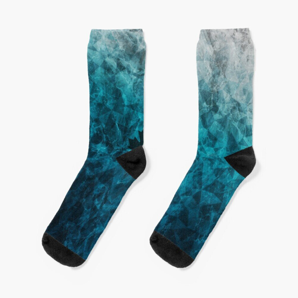 Dress Socks Black Ice - JTF2 [Roufxs-RB] Novelty Fancy Crazy Pattern Crew Casual for Men Women