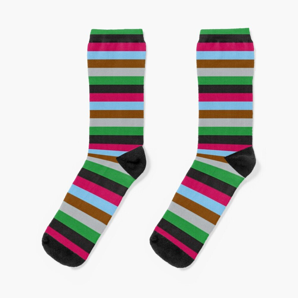 Dress Socks Harlequins Rugby Striped Novelty Fancy Crazy Pattern Crew Casual for Men Women