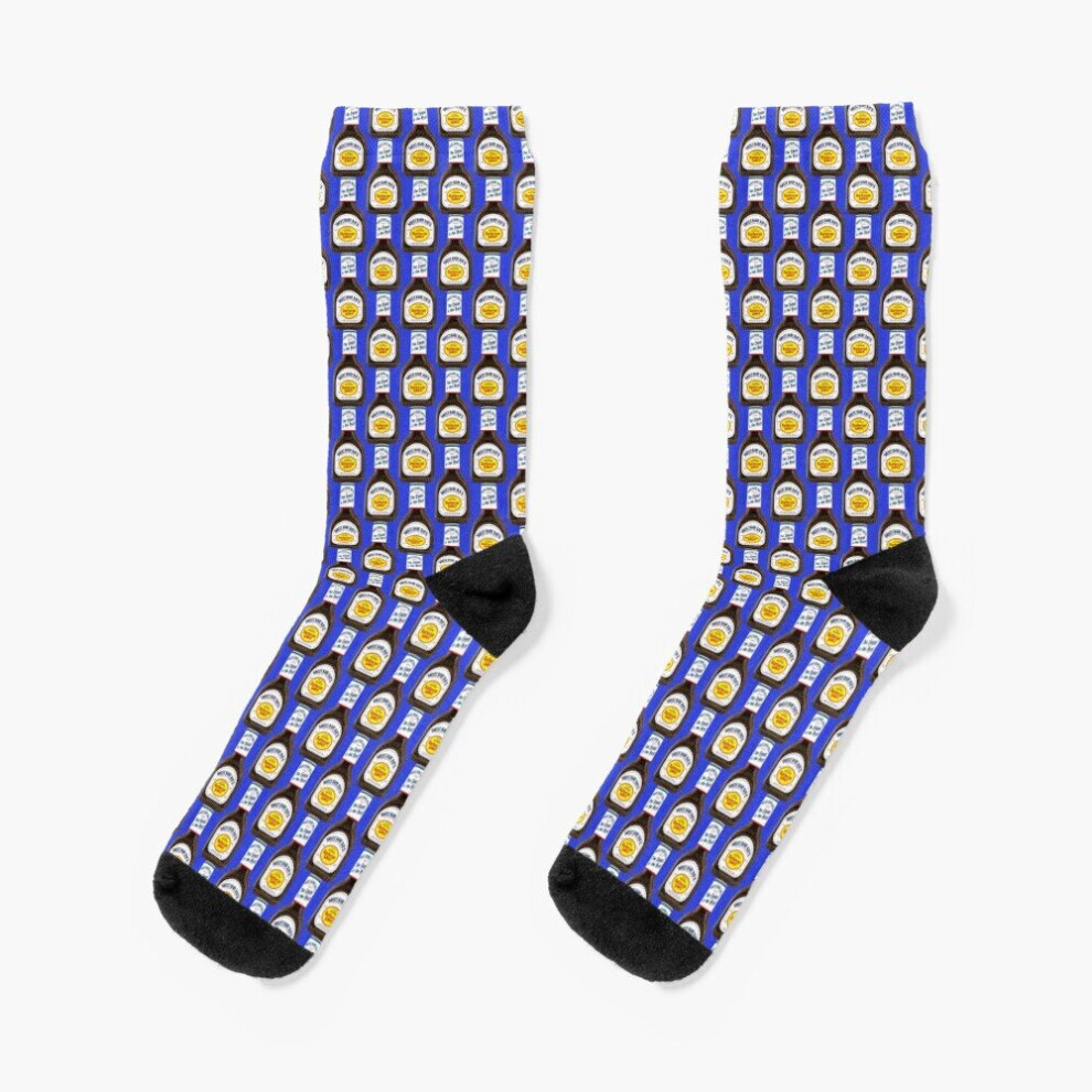 Famgem Dress Socks Sweet Baby Ray's Barbecue Sauce Novelty Fancy Crazy Pattern Crew Casual For Men Women Not,Specified
