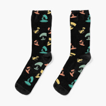 Dress Socks Kite Surf Kitesurfing Novelty Fancy Crazy Pattern Crew Casual for Men Women