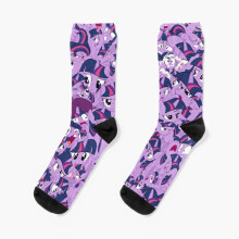Dress Socks Twilight Sparkle Mess Novelty Fancy Crazy Pattern Crew Casual for Men Women