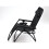 Zero Gravity Chair Sun Lounger Fold Away With Tray Black 2