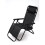 Zero Gravity Chair Sun Lounger Fold Away With Tray Black 8
