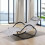 Steel Frame Zero Gravity Rocking Lounge Chair w/ Pillow Grey 5