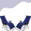 Zero Gravity Chair Outdoor Beach Padded Foldable Sun Lounger 5