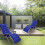 Zero Gravity Chair Outdoor Beach Padded Foldable Sun Lounger 6