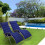 Zero Gravity Chair Outdoor Beach Padded Foldable Sun Lounger 1