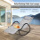 Steel Frame Zero Gravity Rocking Lounge Chair w/ Pillow Grey 1