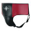 (Large ) PLAYWELL BOXING LEATHER GROIN GUARD - BLACK/MAROON 2