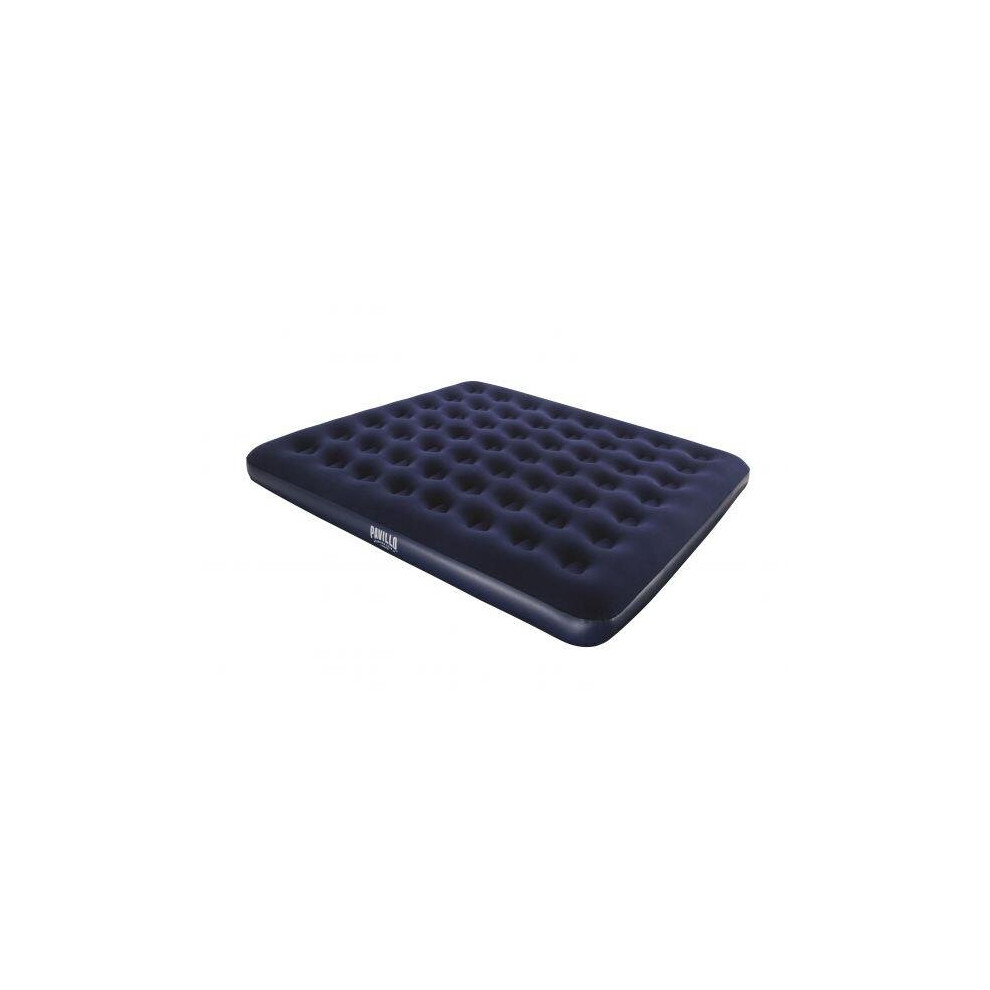 Bestway Pavillo King Air Bed | Inflatable Outdoor, Indoor Airbed, Quick Inflation, Flocked King Size Air Mattress