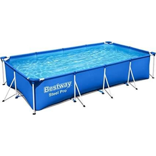 Bestway Steel Pro 4.00m x 2.11m x 81cm Rectangular Above Ground ...