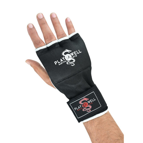 (Medium ) BLACK ELASTICATED COTTON INNER GEL WRAPS - NEW 1