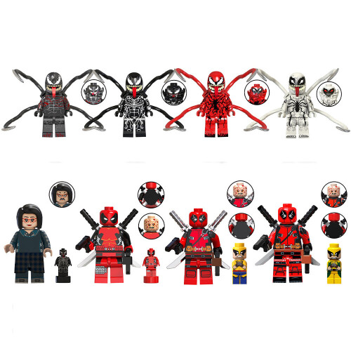 8pcs Marvel Avengers Super Heroes Mini Figures Dc Set Fit Lego