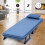 Costway Single Folding Sofa Bed Chair Modern Fabric Sleep Function Holder 7