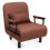 Costway Single Folding Sofa Bed Chair Modern Fabric Sleep Function Holder 1