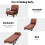Costway Single Folding Sofa Bed Chair Modern Fabric Sleep Function Holder 6