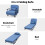 Costway Single Folding Sofa Bed Chair Modern Fabric Sleep Function Holder 6