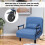 Costway Single Folding Sofa Bed Chair Modern Fabric Sleep Function Holder 9