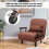 Costway Single Folding Sofa Bed Chair Modern Fabric Sleep Function Holder 9