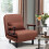 Costway Single Folding Sofa Bed Chair Modern Fabric Sleep Function Holder 4