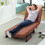 Costway Single Folding Sofa Bed Chair Modern Fabric Sleep Function Holder 3