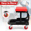 Costway Rolling Workshop Creeper Soft Padded Seat Mechanic Stool withTool Tray 7
