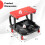 Costway Rolling Workshop Creeper Soft Padded Seat Mechanic Stool withTool Tray 2