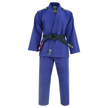(A1 ) PLAYWELL ADULTS MENS PRO ELITE BJJ JIU JITSU GI - NAVY BLUE