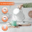 GEEPAS (White) Geepas 4 Slice Bread Toaster & Electric Kettle Set 5