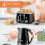 GEEPAS (Black) Geepas 4 Slice Bread Toaster & Electric Kettle Set 4