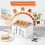 GEEPAS (White) Geepas 4 Slice Bread Toaster & Electric Kettle Set 3