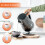 GEEPAS (Black) Geepas 4 Slice Bread Toaster & Electric Kettle Set 5