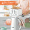 GEEPAS (White) Geepas 4 Slice Bread Toaster & Electric Kettle Set 4
