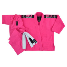 (M2 ) PMA KIDS ELITE PEARL WEAVE JIU JITSU GI - PINK