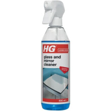 HG Glass and Mirror Cleaner, Streak-Free Glass Cleaner, Effectively Removes Grease & Dirt from Windows & Surfaces Quickly (500ml) - 142050106