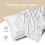 Imperial Rooms (Double) Reversible Duvet Quilt Cover White Bedding Sets UK 6