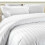 Imperial Rooms (King) Reversible Duvet Quilt Cover White Bedding Sets UK 4