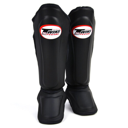 (Large ) TWINS BLACK DOUBLE PADDED SHIN GUARDS - NEW