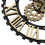 Living And Home Retro Gear Silent Wall Clock 8