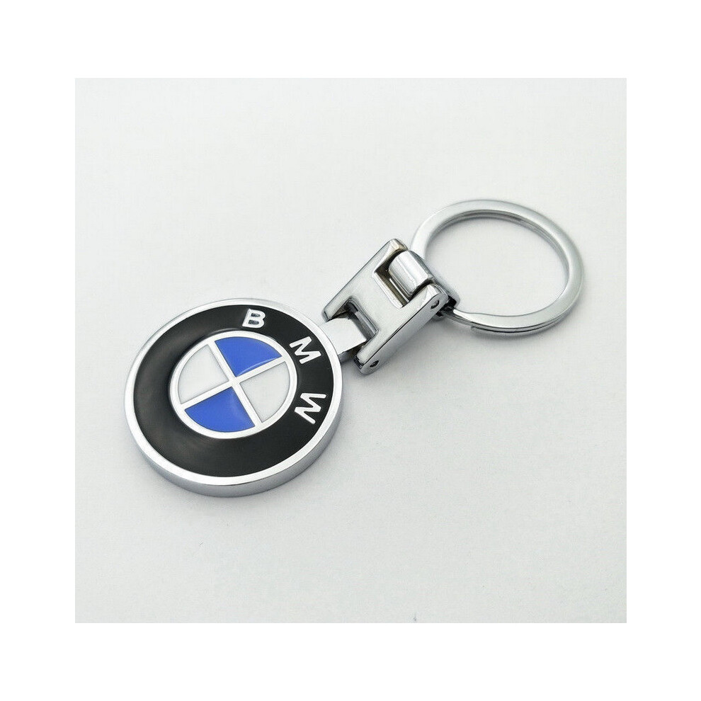 Stainless Key Ring Car Chain Fobs Logo on Both Side for BMW M Power