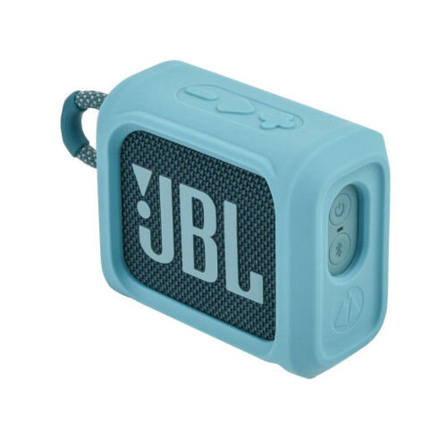 (blue) For JBL GO3 Speaker Portable Silicone Case
