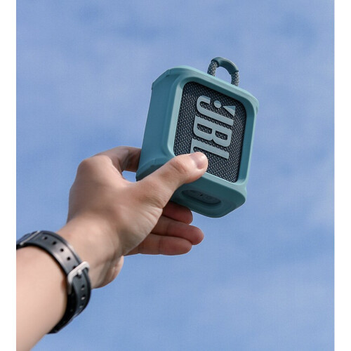 (blue) For JBL GO3 Speaker Portable Silicone Case 2