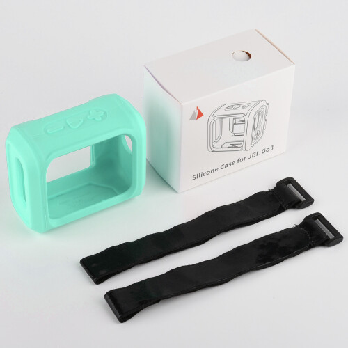 (green) For JBL GO3 Speaker Portable Silicone Case 1