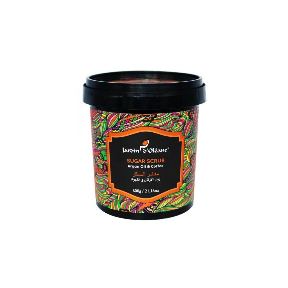 Jardin Flamingo Argan Oil And Coffee Sugar Scrub Black 600g