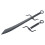 BLACK POLYPROPYLENE FULL CONTACT CHINESE THE GREAT SWORD 1